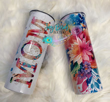 Load image into Gallery viewer, Mom floral 20oz tumbler
