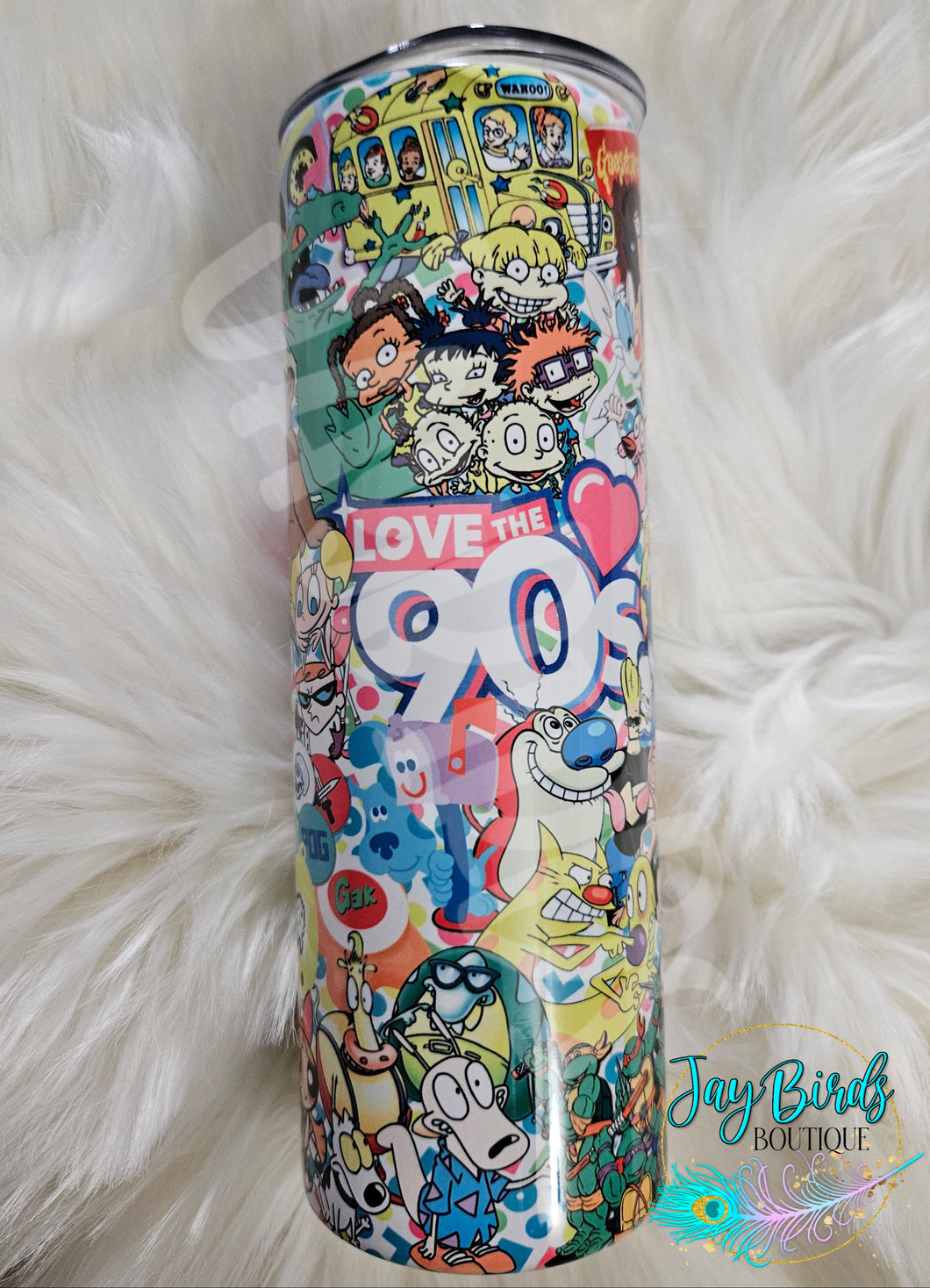 LOVE THE 90s - 20oz tumbler