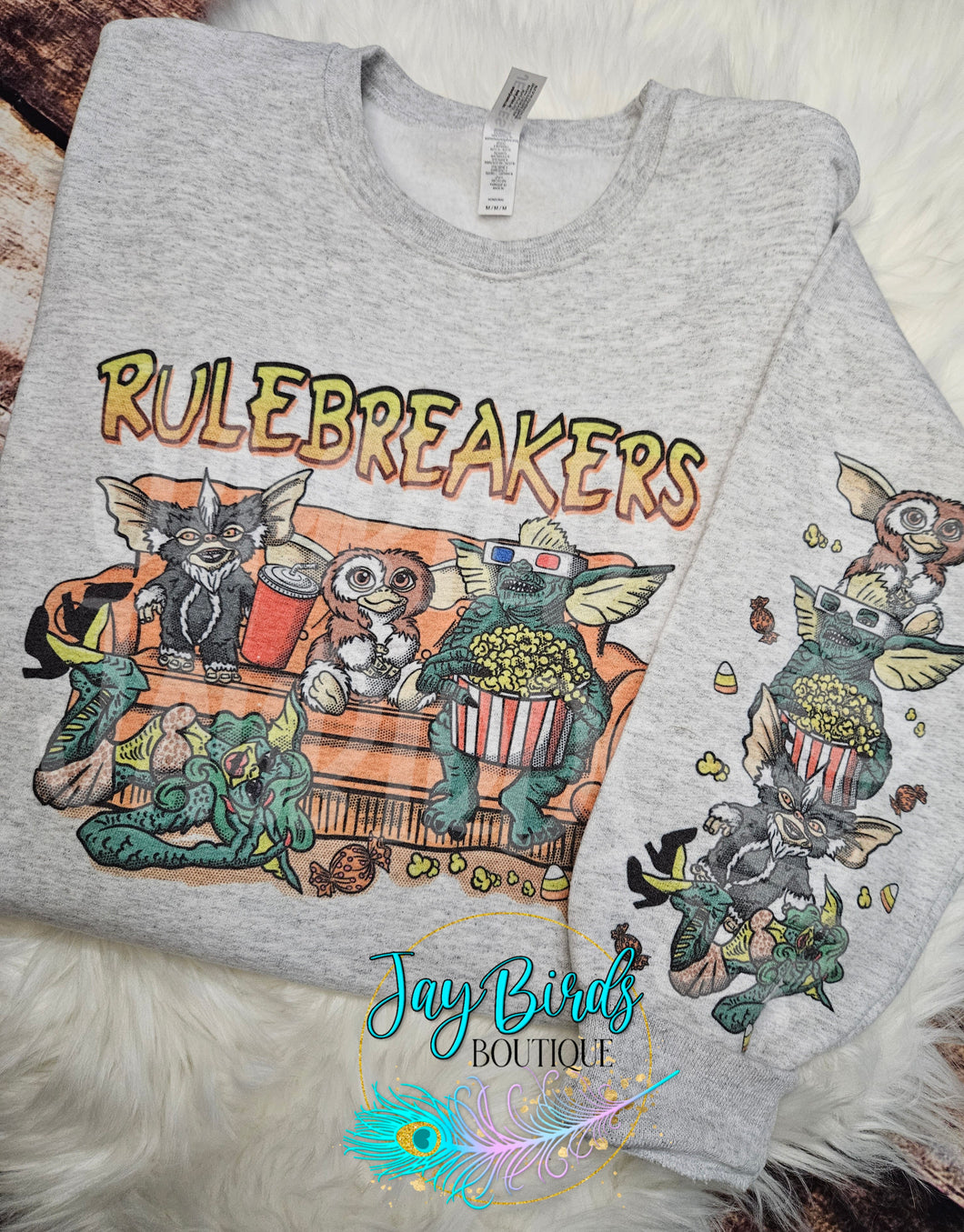 Rulebreakers Sweatshirt with sleeve print