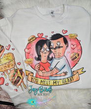 Load image into Gallery viewer, You melt my heart sweatshirt with sleeve design
