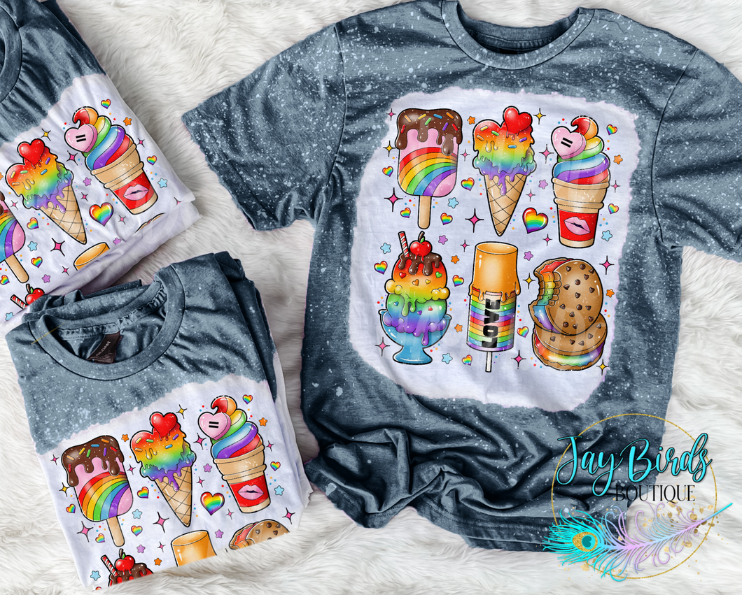 Rainbow icecream