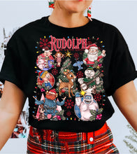 Load image into Gallery viewer, Rudolph The Red Nose Reindeer Solid tee
