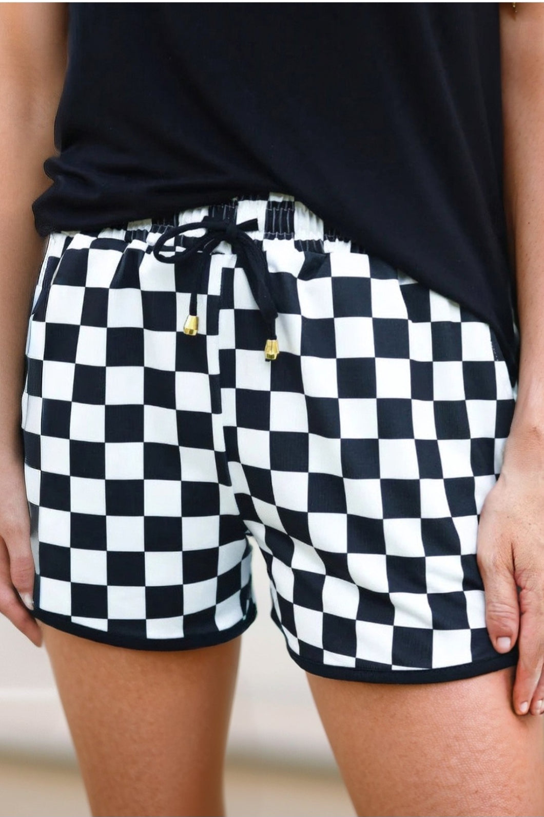 (PREORDER) Checkered active shorts