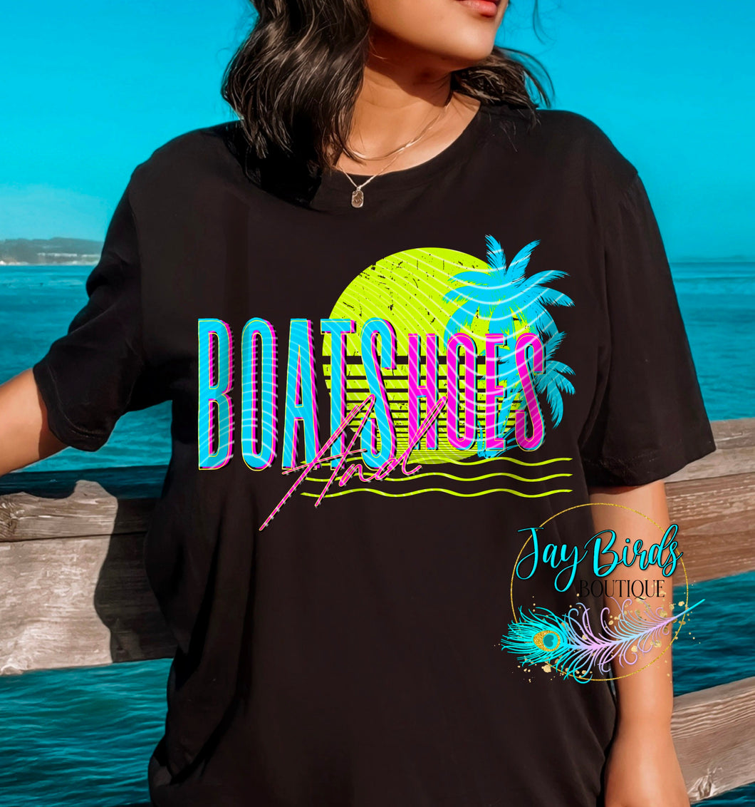 Boats & Hoes Solid Tee