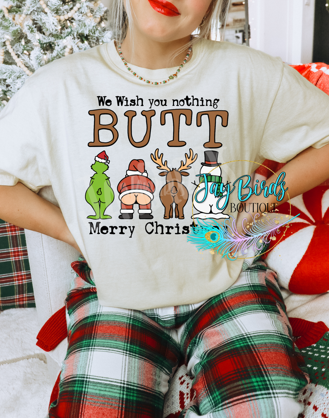 We wish you nothing butt Merry Christmas Solid tee