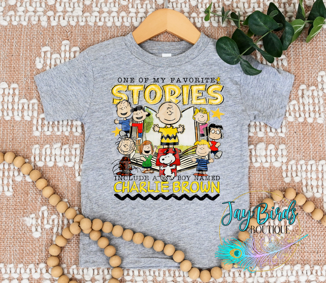 Favorite Stories Charlie Solid Tee