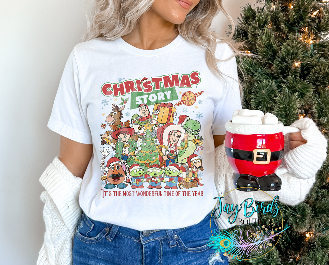 Toys Christmas Story Solid Tee