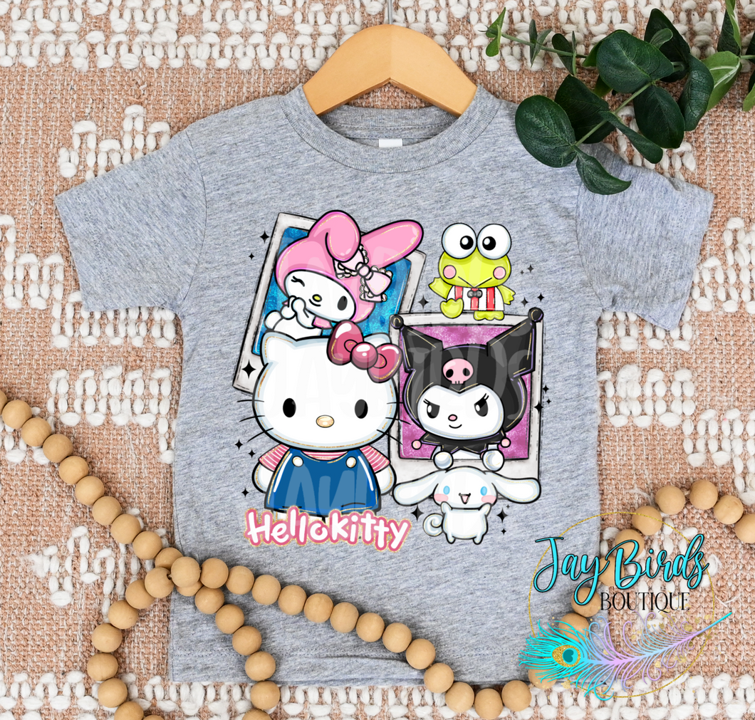 Polaroid Kitty Solid Tee