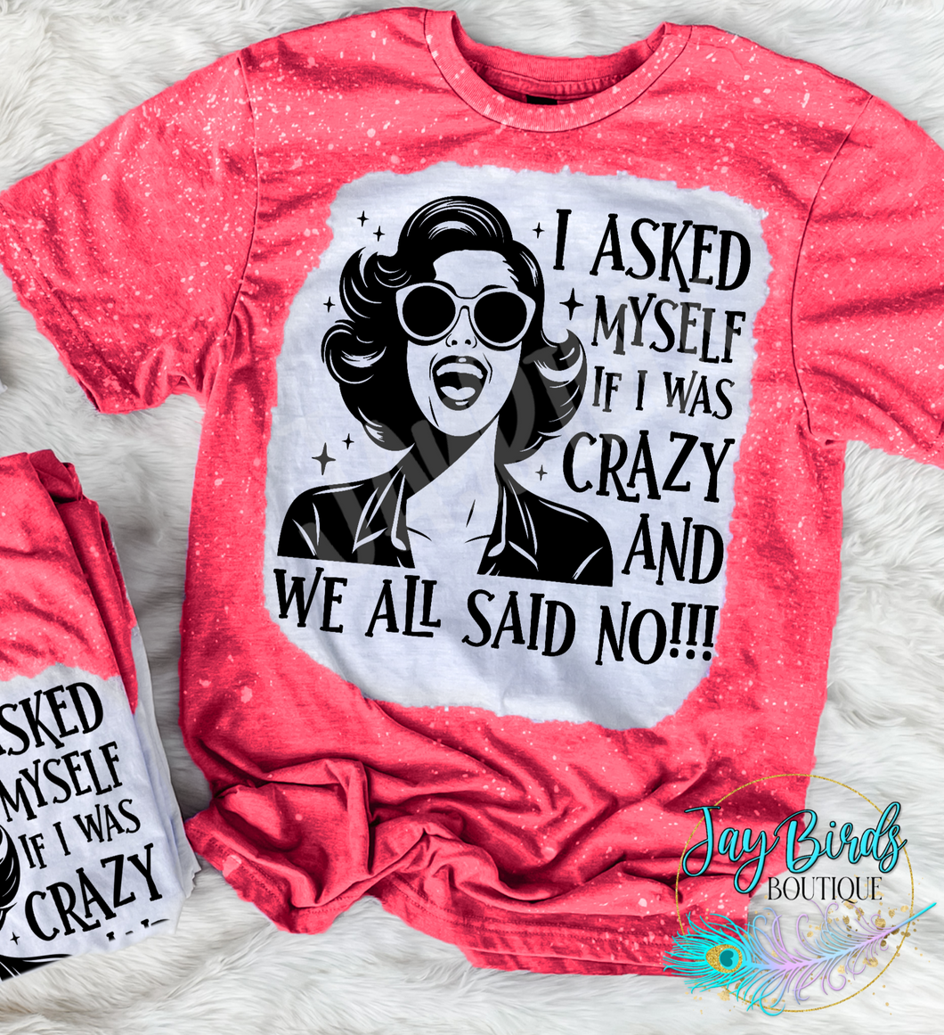 I asked myself if I was crazy