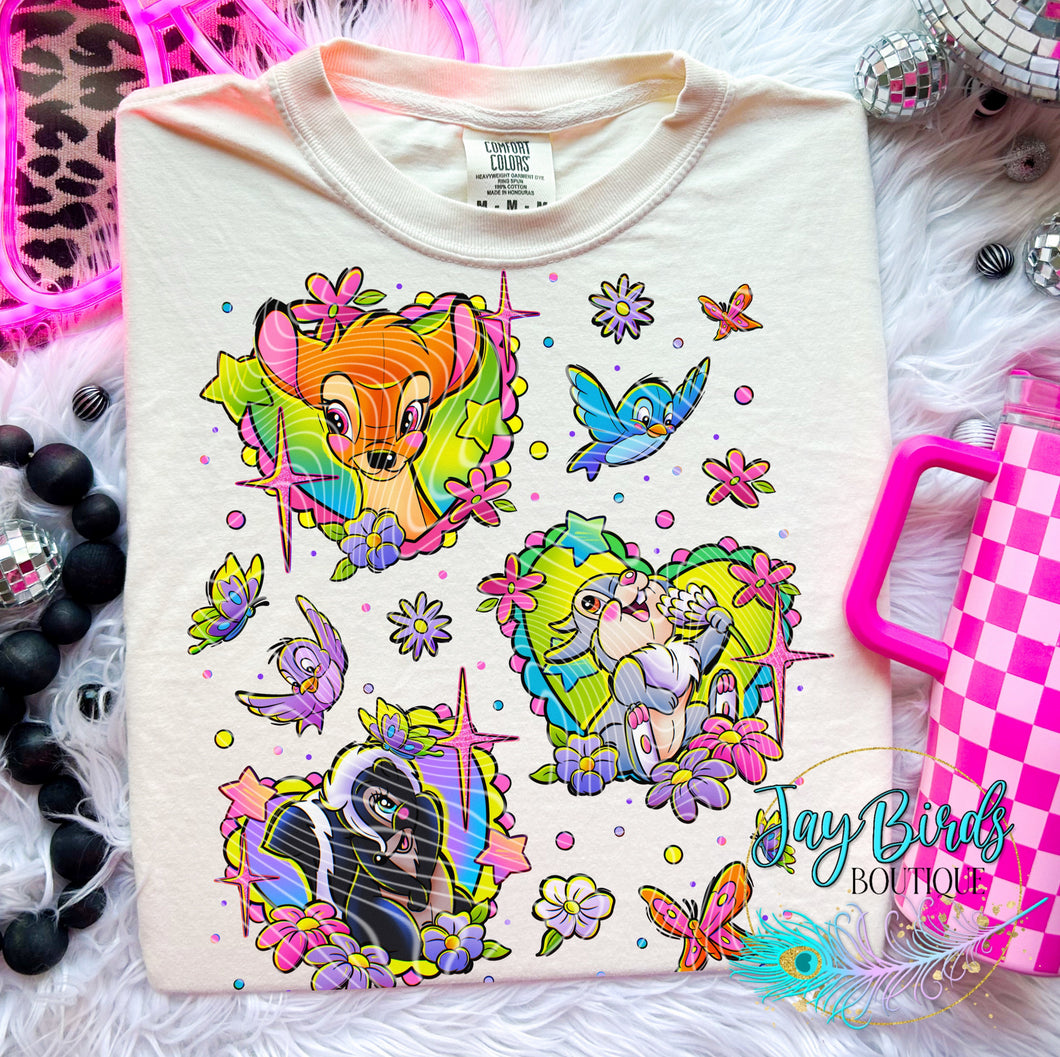 Spring Bambi Solid Tee