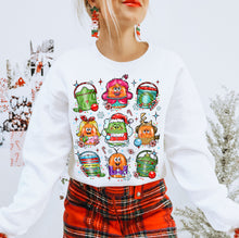 Load image into Gallery viewer, Green Guy Nuggets Crew W/ Sleeve Print
