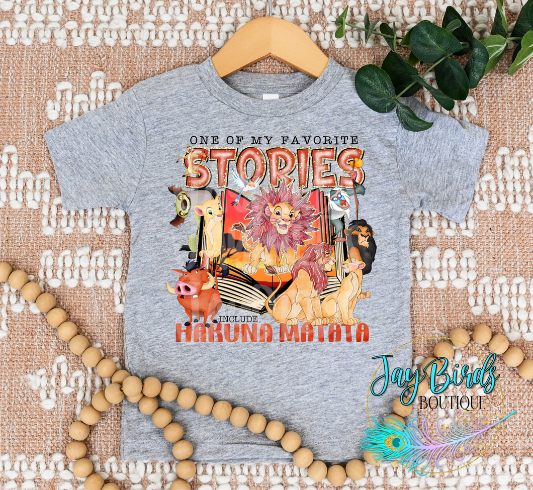 Favorite Stories Lion King Solid Tee