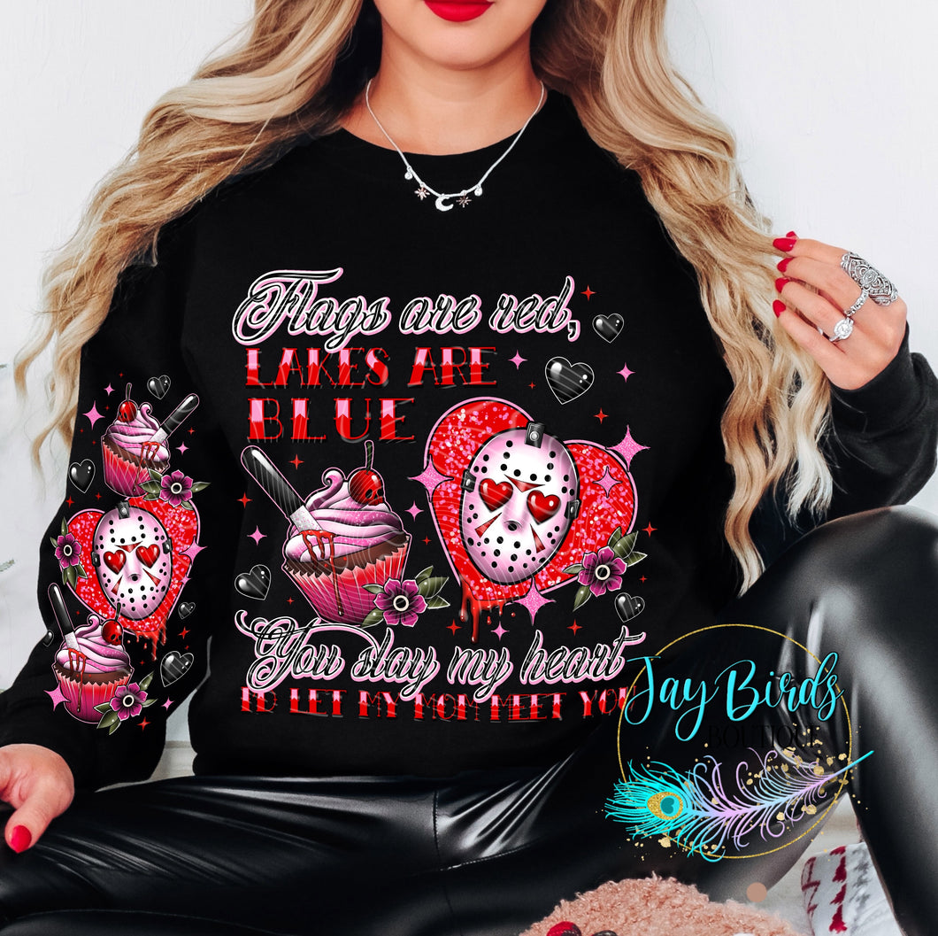 Jason Valentine Crew W/ Sleeve Print