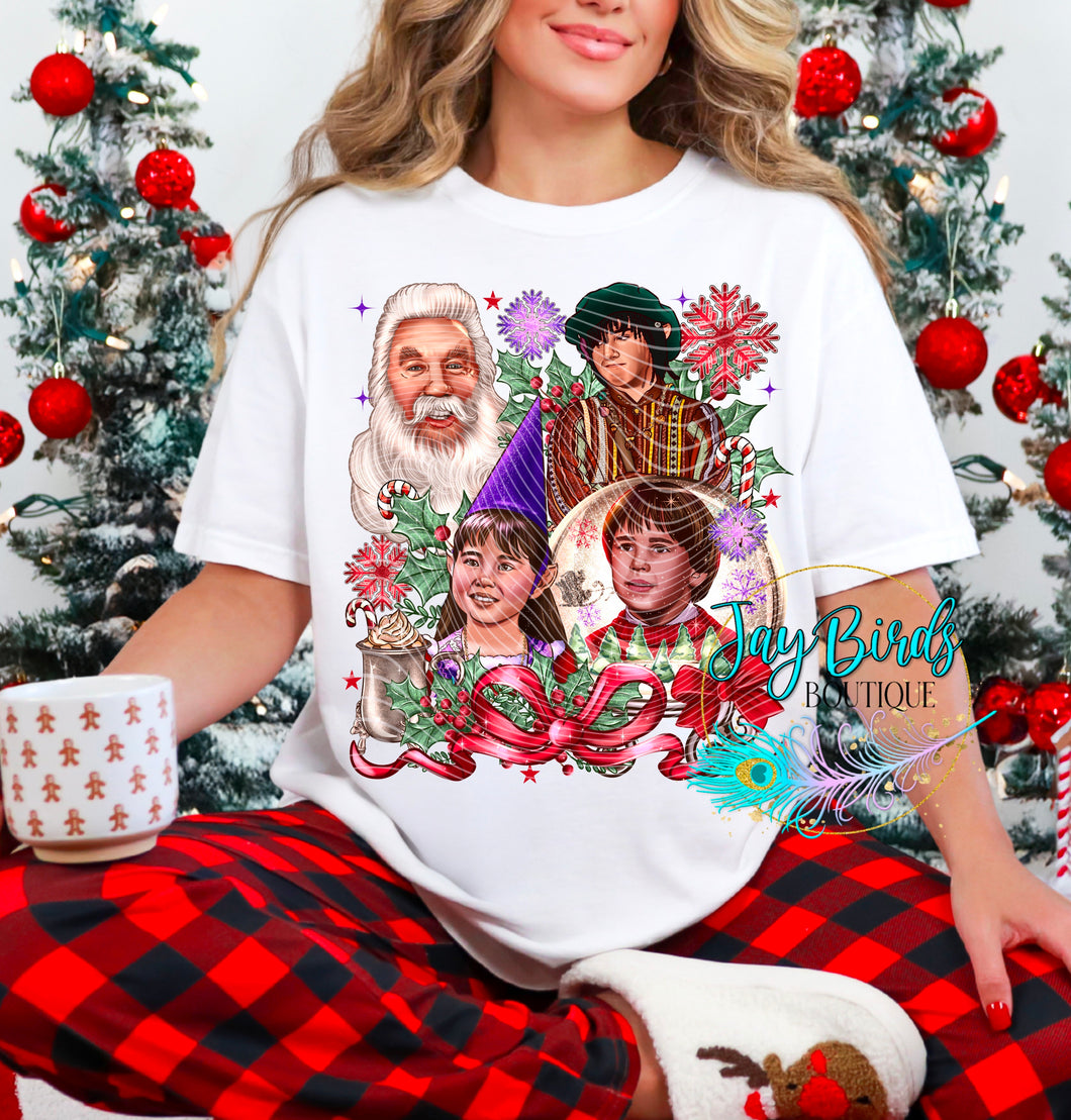 Santa Clause Mashup Solid tee
