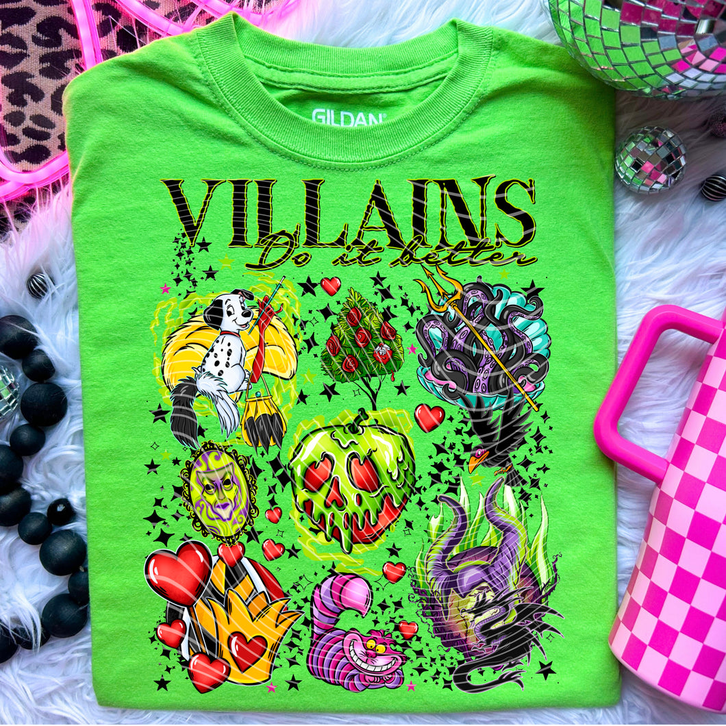 Villains do it better Solid tee