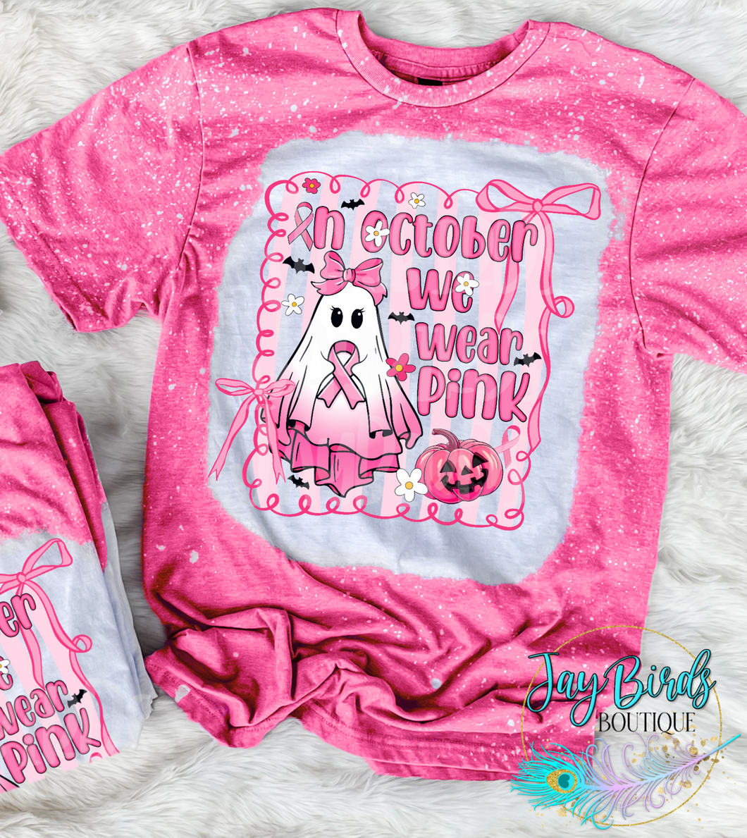 In October we wear pink Ghost