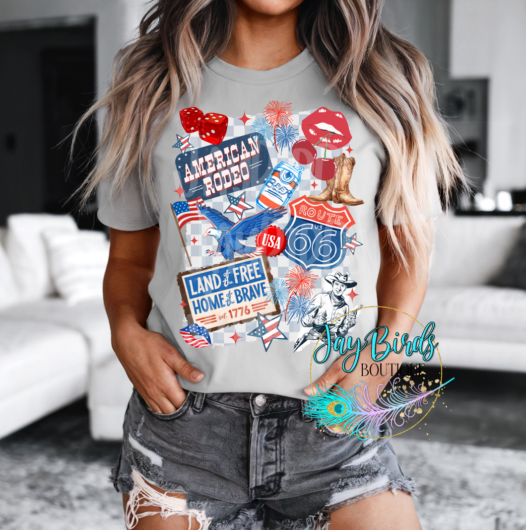 American Rodeo Solid Tee