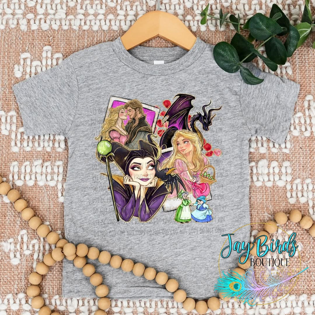 Polaroid Maleficent Solid Tee