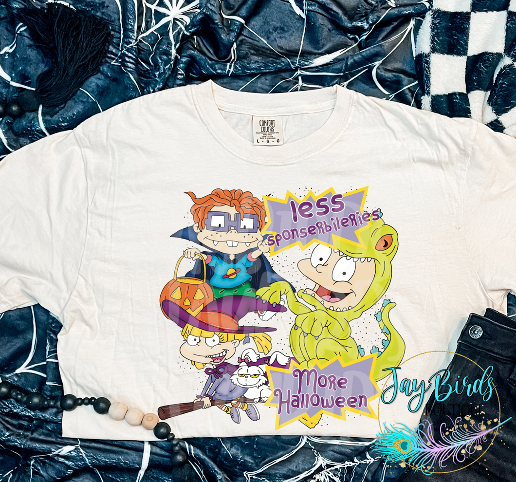 Rugs Halloween solid tee