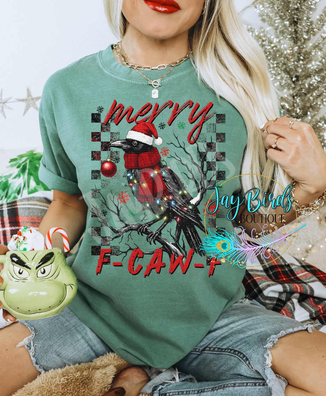 Merry F-Caw-F Solid tee