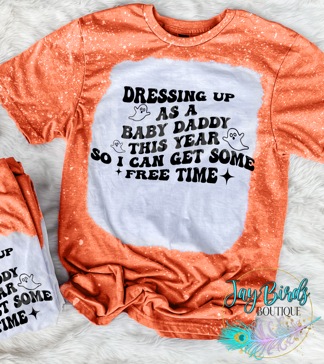 Dressing up as a baby daddy