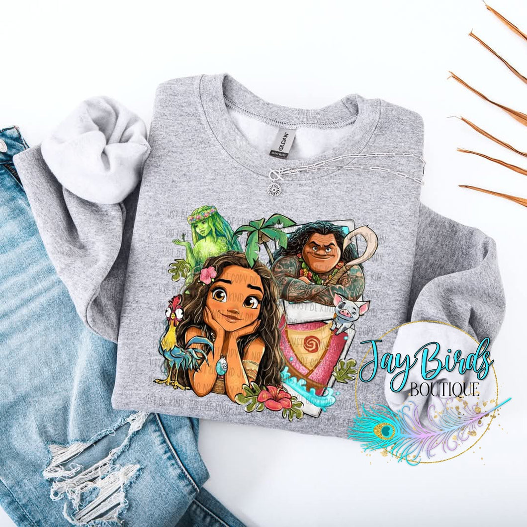 Polaroid Moana Crew