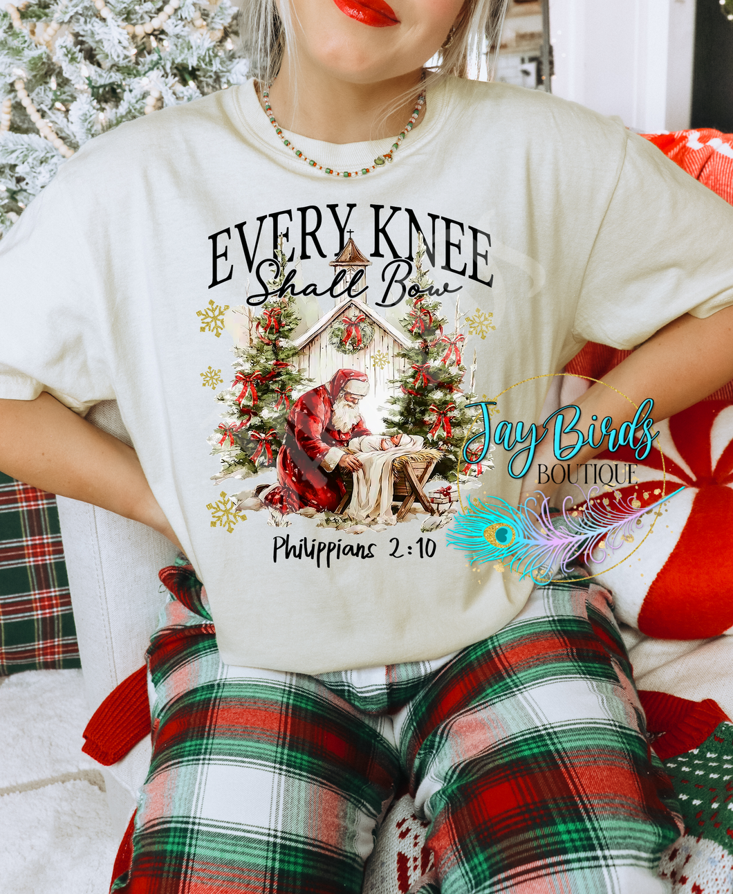 Every knee shall bow Solid tee