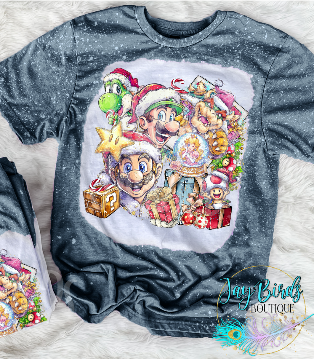 Christmas Polaroid Mario