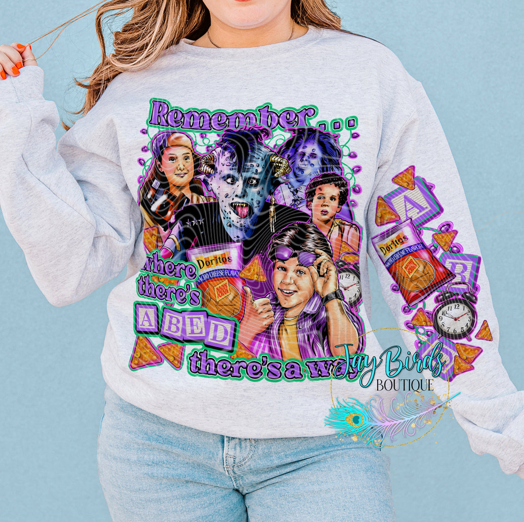 Where there's a bed, there's a way Fleece Crew