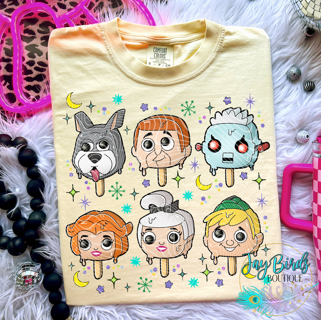 Jetsons ice cream solid tee