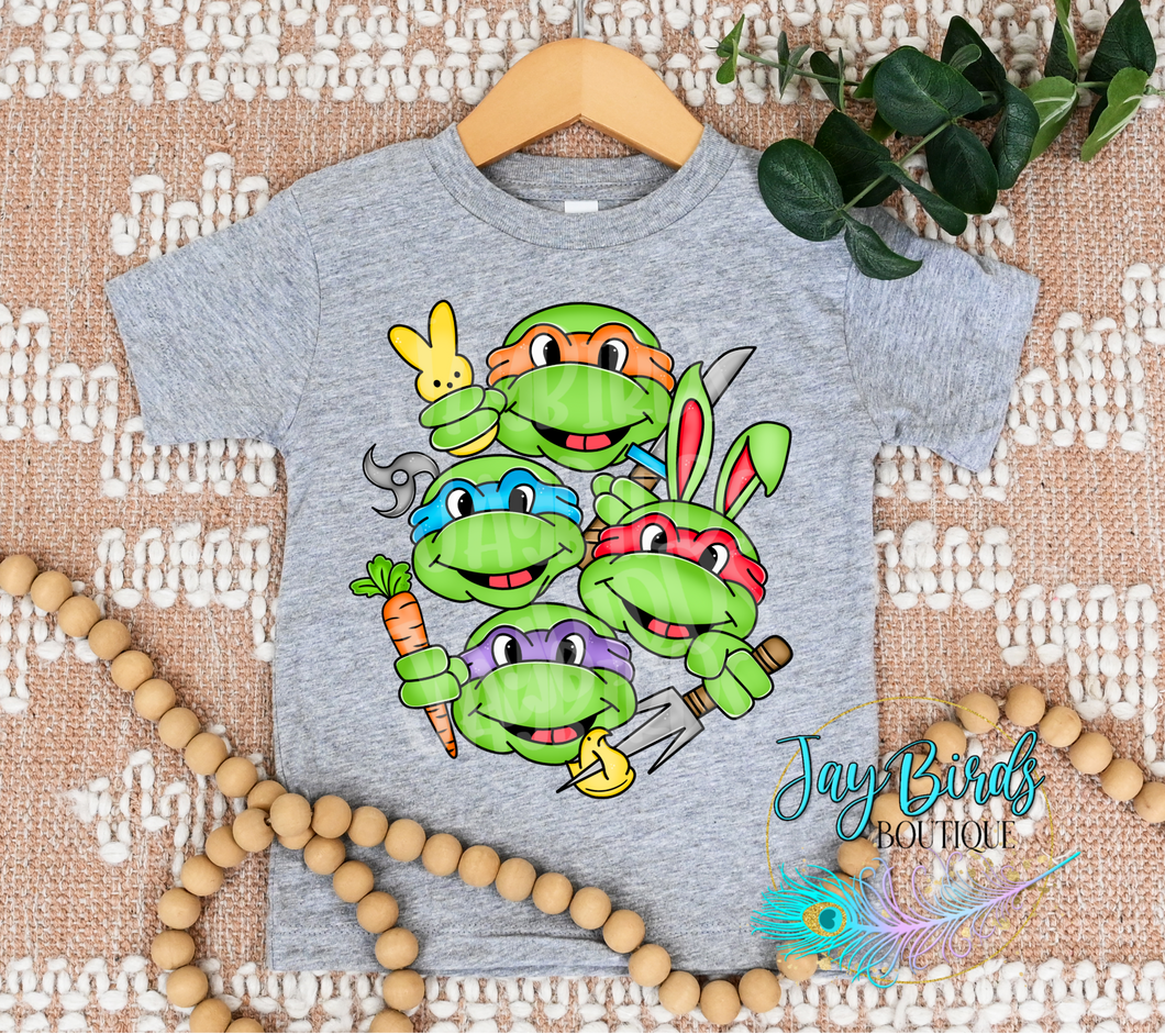 Easter Turtles Solid Tee