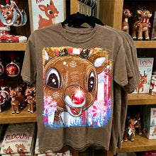Load image into Gallery viewer, Rudolph Selfie Solid tee

