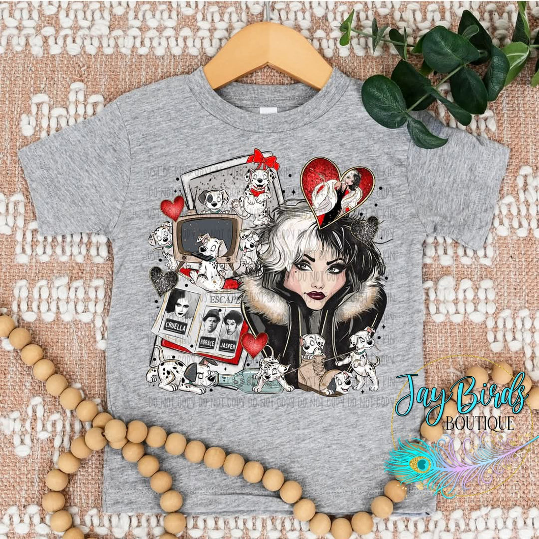 Polaroid Cruella Solid Tee