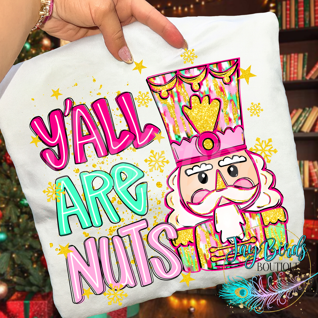 Yall are nuts Solid tee