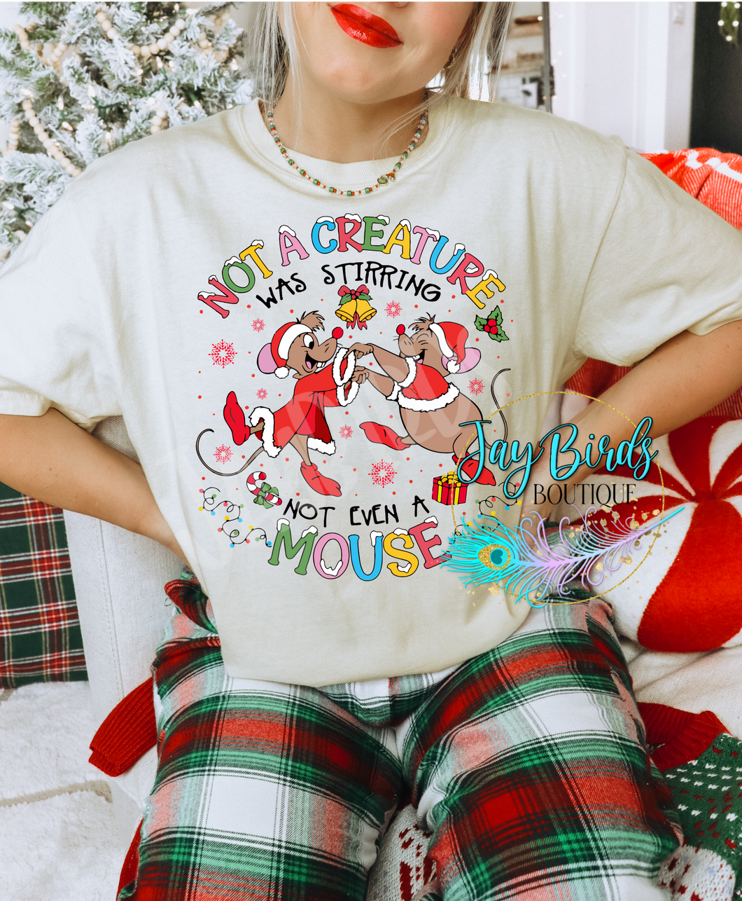 Not a creature was stirring Solid tee
