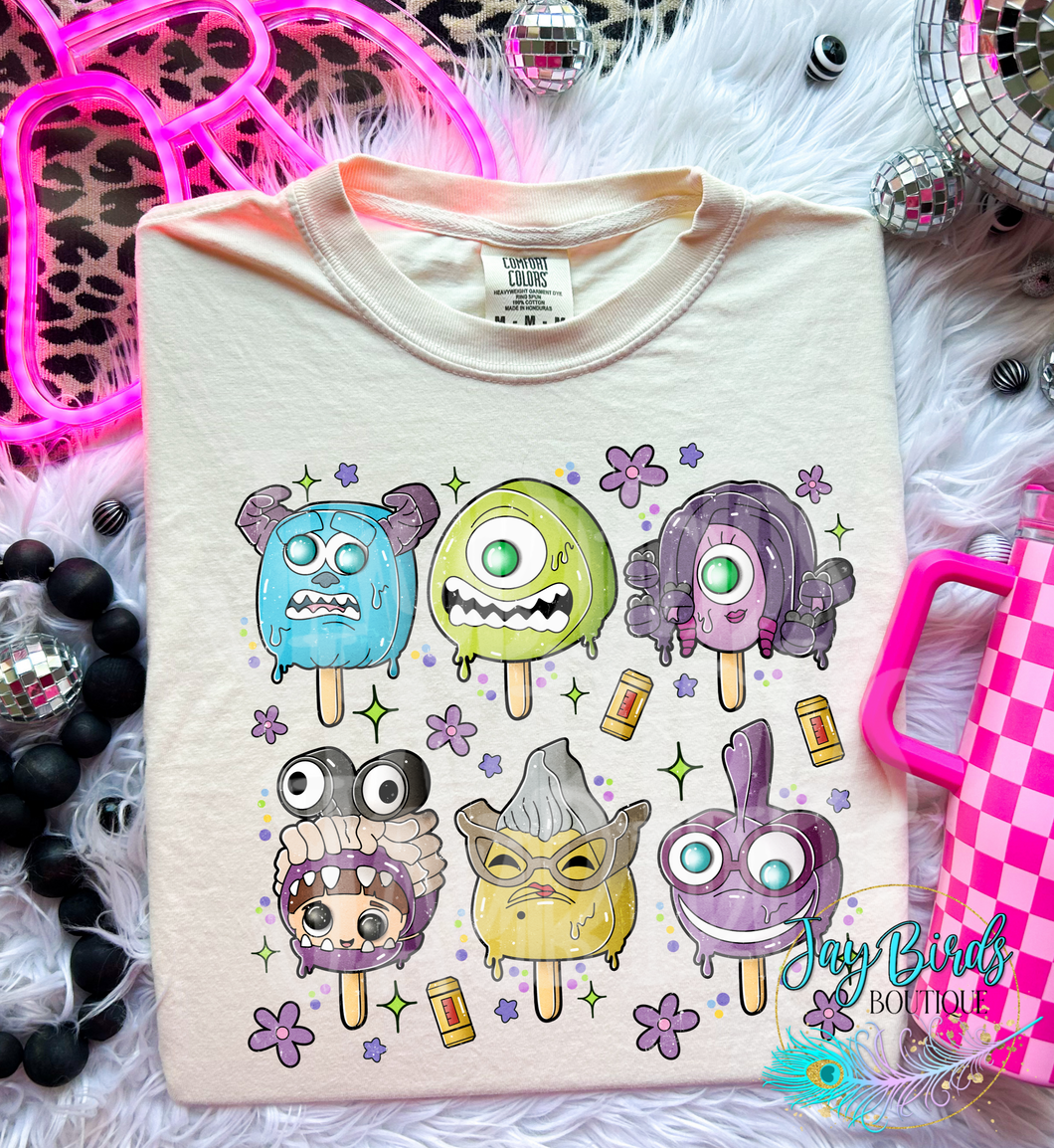 Monsters INC. ice cream solid tee