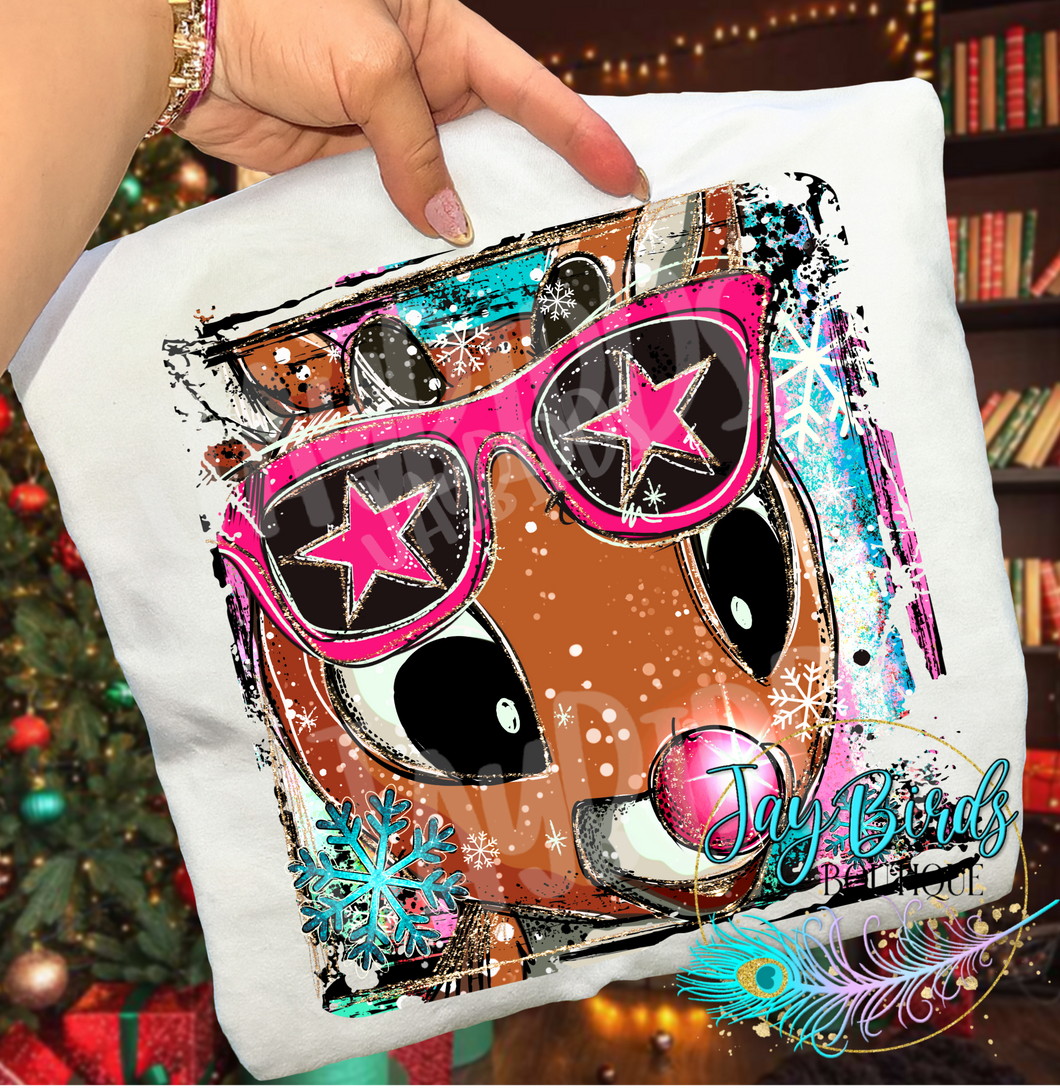 Rudolph Selfie Solid tee