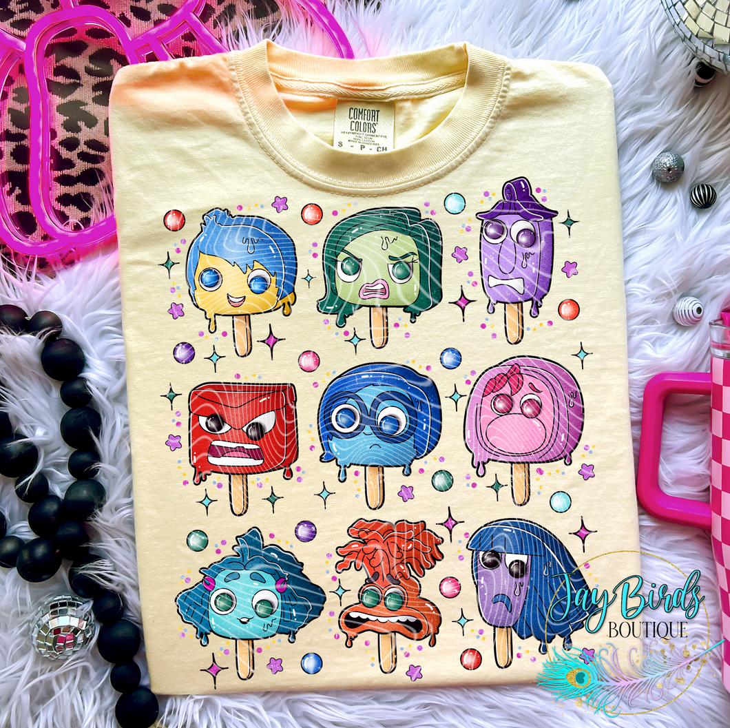 Emotions ice cream solid tee