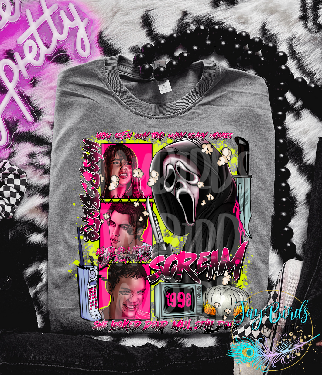 Scream 1996 solid tee