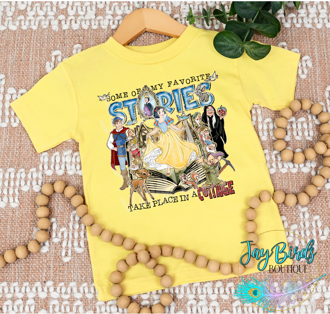 Favorite Stories Snow Solid Tee