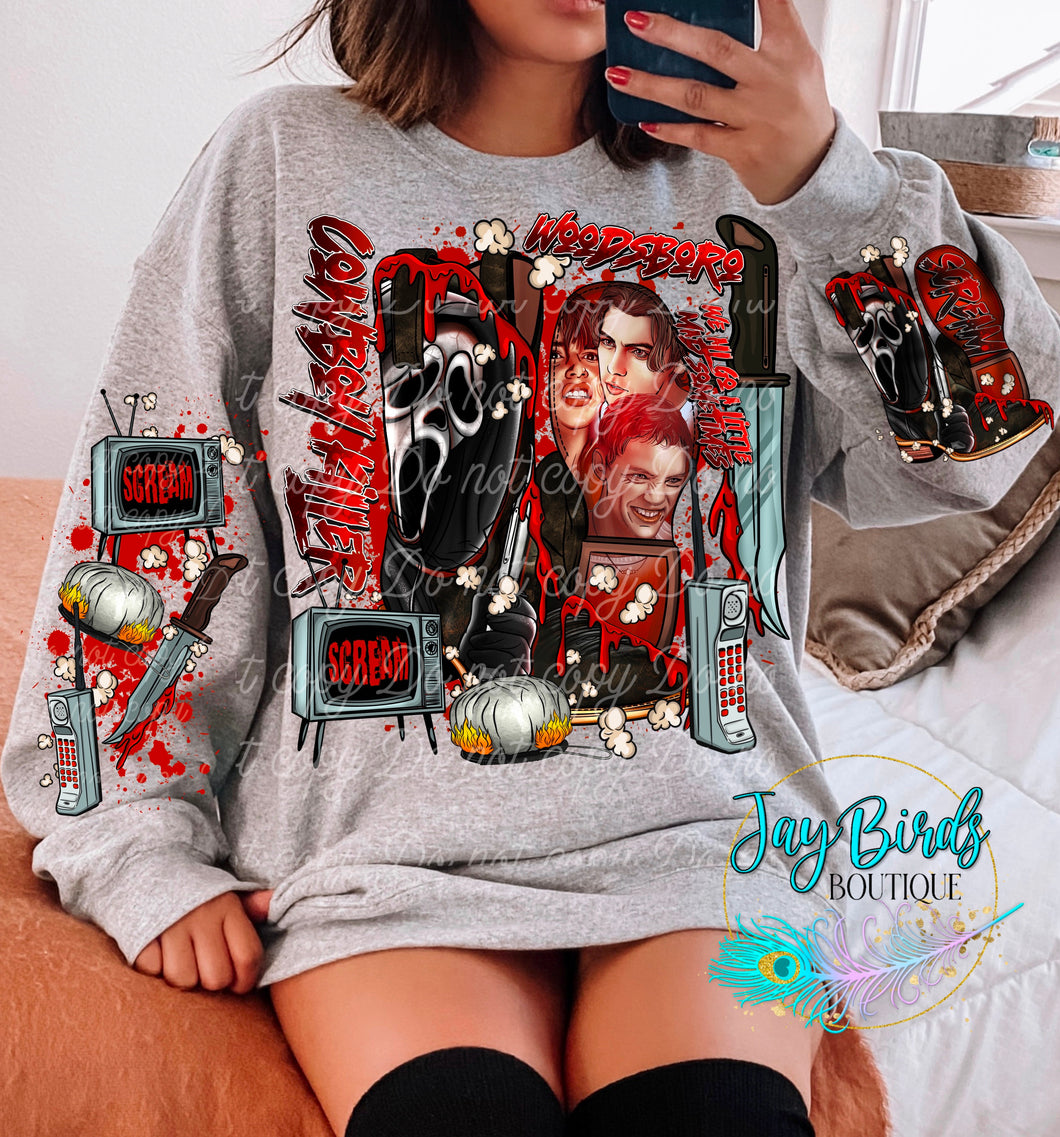 Scream cowboy killer Fleece Crew