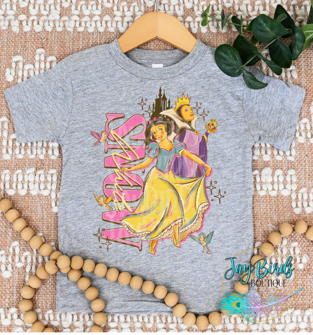 Snow White Solid Tee