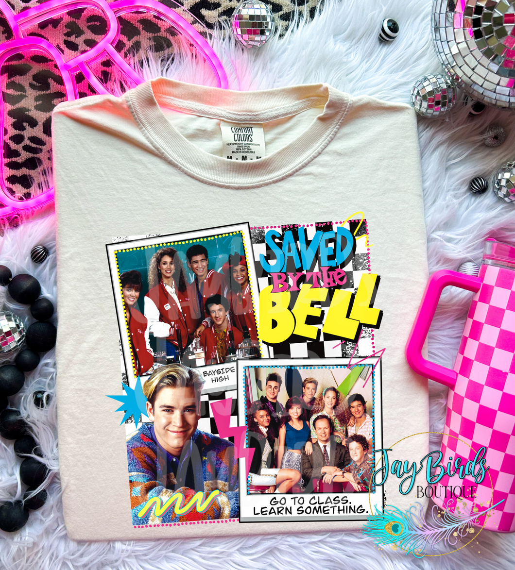 Saved by the 🔔 solid tee