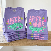 Load image into Gallery viewer, Front &amp; Back Gator Solid tee (Pink)
