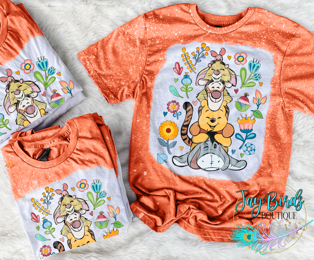 Floral Pooh & Friends