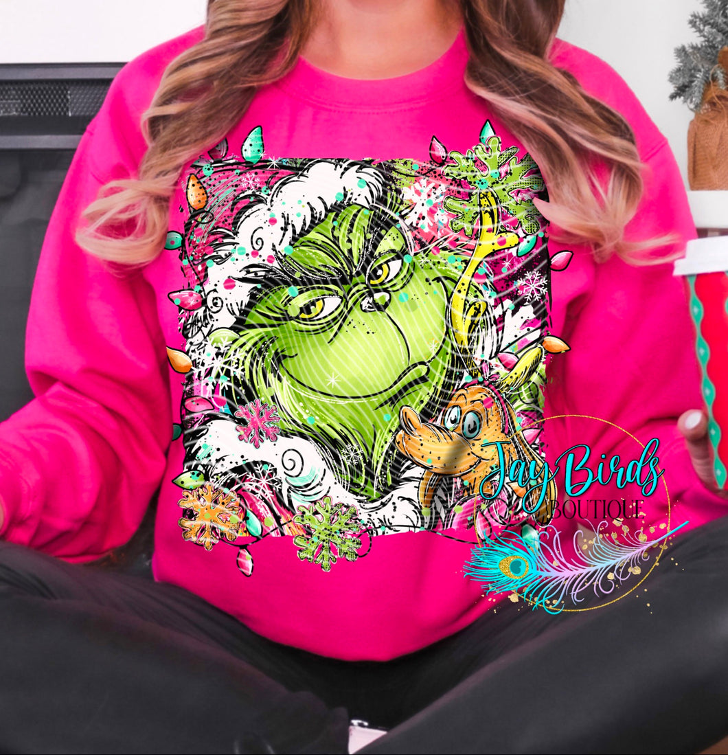 Green guy Selfie Crew