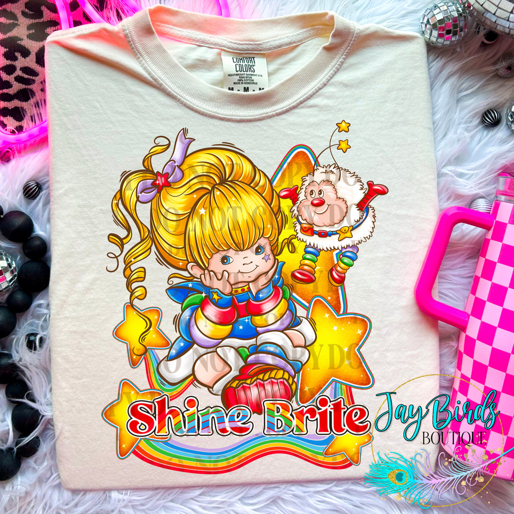 Rainbow Shine Brite Solid Tee