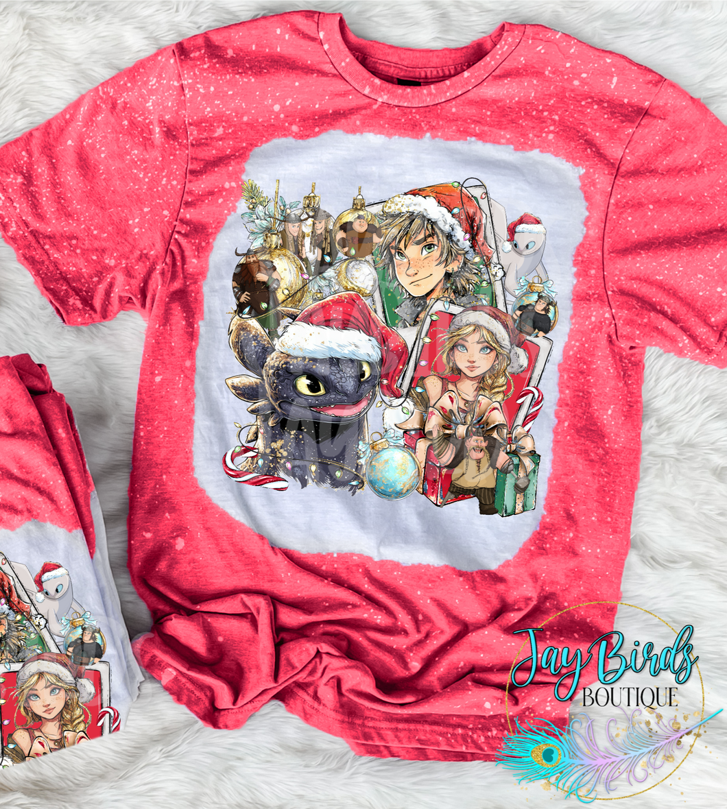 Christmas Polaroid Dragons