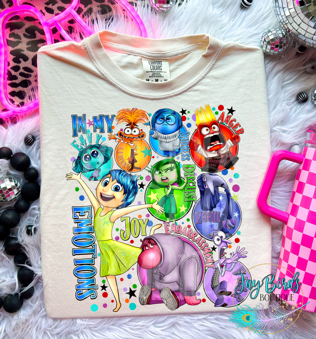 In my emotions solid tee