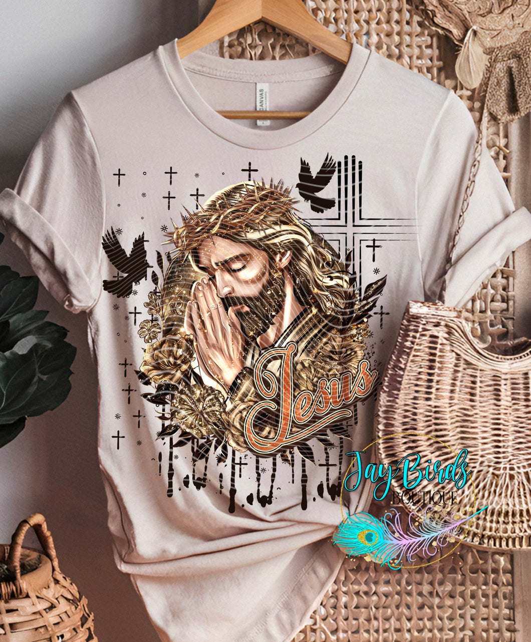 Praying Jesus Solid Tee